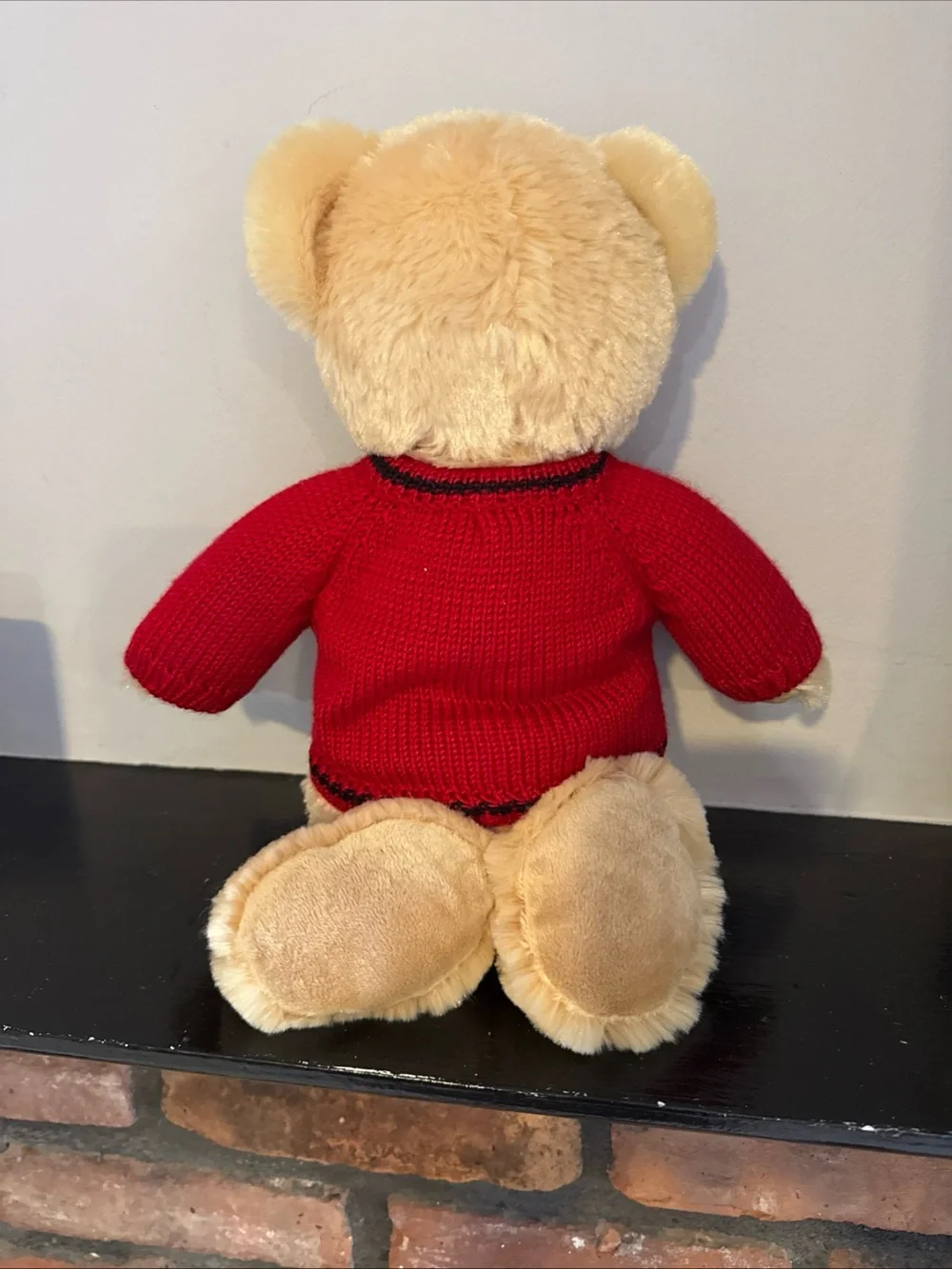 Ralph Lauren Tan Plush Bear with Red Label Accent